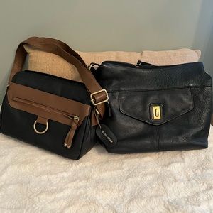 Two leather purses